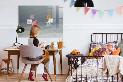 Tablă magnetică cu ștergere uscată model Valuri