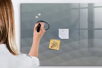 Tablă magnetică cu ștergere uscată model Valuri