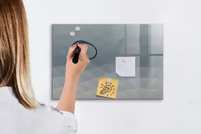 Tablă magnetică cu ștergere uscată model Valuri