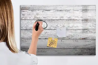 Tablă magnetică cu ștergere uscată cu suprafață stil scânduri pictate