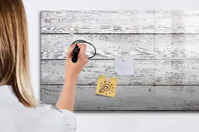 Tablă magnetică cu ștergere uscată cu suprafață stil scânduri pictate