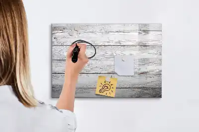 Tablă magnetică cu ștergere uscată cu suprafață stil scânduri pictate