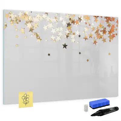 Tablă magnetică cu ștergere uscată model Stele