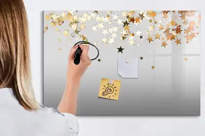 Tablă magnetică cu ștergere uscată model Stele