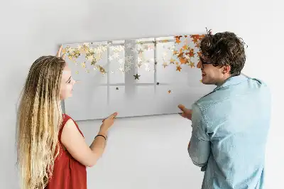 Tablă magnetică cu ștergere uscată model Stele