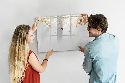 Tablă magnetică cu ștergere uscată model Stele