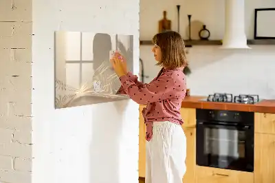 Tablă magnetică cu ștergere uscată model lumină abstractă
