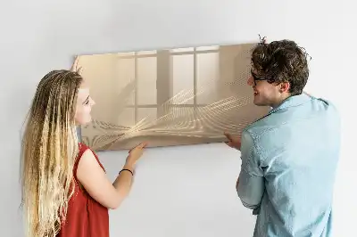 Tablă magnetică cu ștergere uscată model lumină abstractă