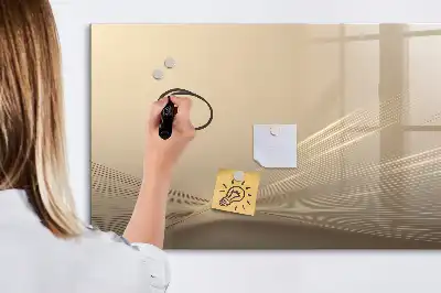 Tablă magnetică cu ștergere uscată model lumină abstractă