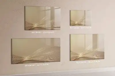 Tablă magnetică cu ștergere uscată model lumină abstractă