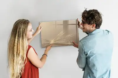 Tablă magnetică cu ștergere uscată model lumină abstractă