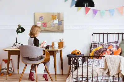 Tablă magnetică cu ștergere uscată model lumină abstractă