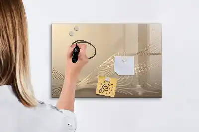 Tablă magnetică cu ștergere uscată model lumină abstractă
