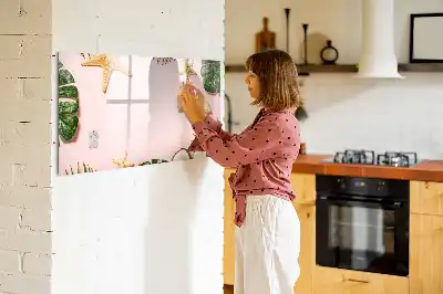 Tablă magnetică cu ștergere uscată cu design atmosferă de vară