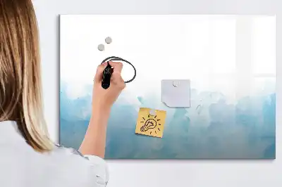 Tablă magnetică cu ștergere uscată cu model pete pictate