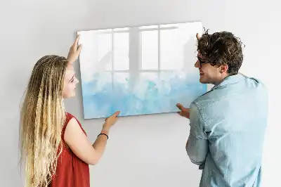 Tablă magnetică cu ștergere uscată cu model pete pictate