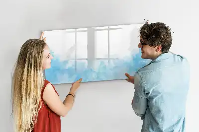 Tablă magnetică cu ștergere uscată cu model pete pictate
