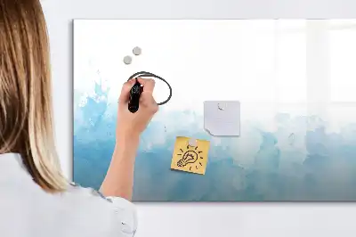Tablă magnetică cu ștergere uscată cu model pete pictate