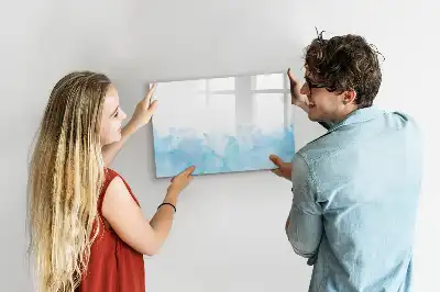 Tablă magnetică cu ștergere uscată cu model pete pictate
