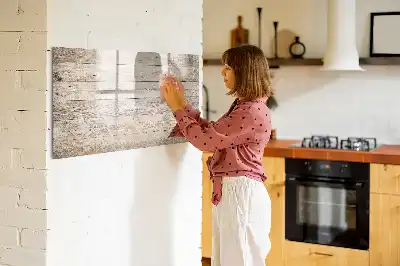 Tablă magnetică cu ștergere uscată din lemn