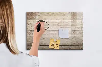 Tablă magnetică cu ștergere uscată din lemn