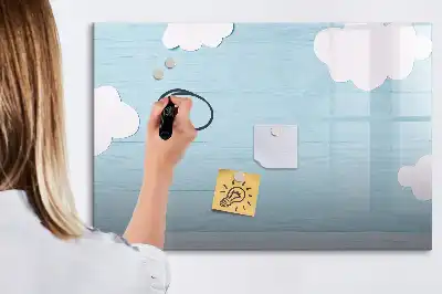 Tablă magnetică pentru copii cu ștergere uscată