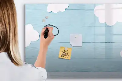 Tablă magnetică pentru copii cu ștergere uscată
