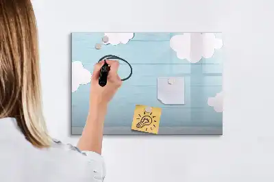 Tablă magnetică pentru copii cu ștergere uscată