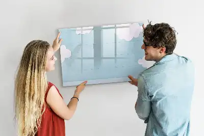 Tablă magnetică pentru copii cu ștergere uscată