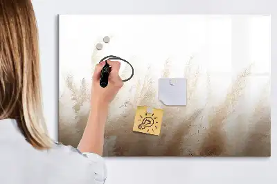 Tablă magnetică cu ștergere uscată cu model abstract cu granulație