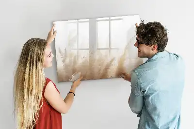 Tablă magnetică cu ștergere uscată cu model abstract cu granulație