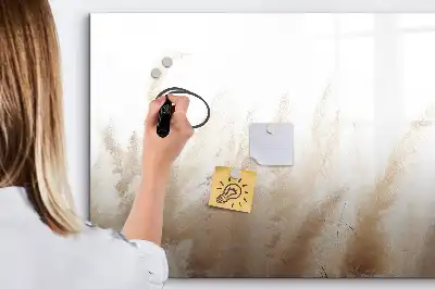 Tablă magnetică cu ștergere uscată cu model abstract cu granulație