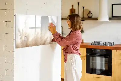Tablă magnetică cu ștergere uscată cu model abstract cu granulație