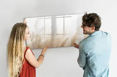 Tablă magnetică cu ștergere uscată cu model abstract cu granulație