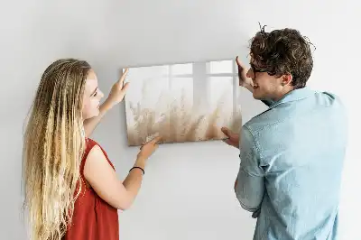 Tablă magnetică cu ștergere uscată cu model abstract cu granulație