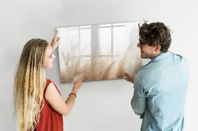 Tablă magnetică cu ștergere uscată cu model abstract cu granulație