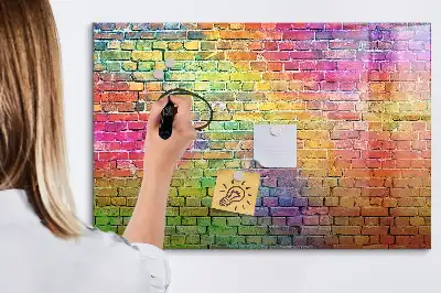 Tablă magnetică cu ștergere uscată pentru perete pictat
