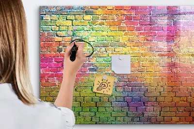 Tablă magnetică cu ștergere uscată pentru perete pictat