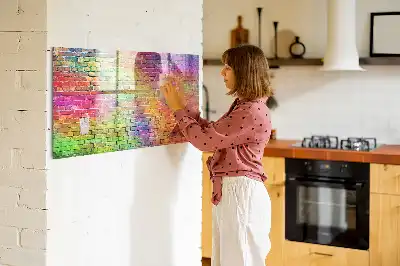 Tablă magnetică cu ștergere uscată pentru perete pictat