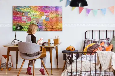 Tablă magnetică cu ștergere uscată pentru perete pictat