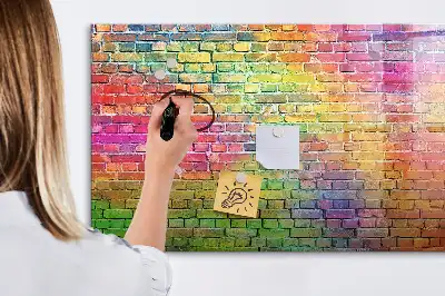 Tablă magnetică cu ștergere uscată pentru perete pictat