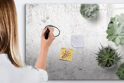 Tablă magnetică cu ștergere uscată cu design de plante decorative