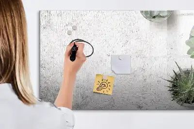 Tablă magnetică cu ștergere uscată cu design de plante decorative