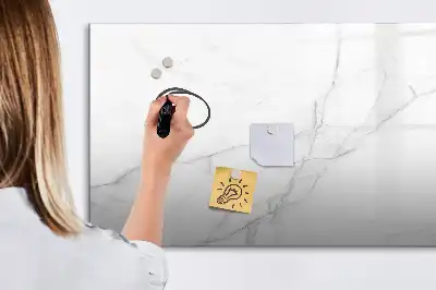 Tablă magnetică cu ștergere uscată cu model decorativ de marmură