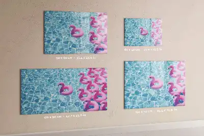 Tablă magnetică cu ștergere uscată model Flamingo