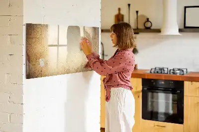 Tablă magnetică cu ștergere uscată cu hartă veche a lumii