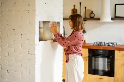 Tablă magnetică cu ștergere uscată cu hartă veche a lumii