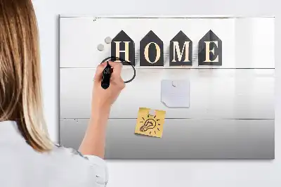 Tablă magnetică cu ștergere uscată pentru acasă