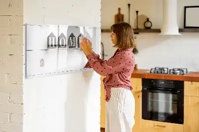 Tablă magnetică cu ștergere uscată pentru acasă