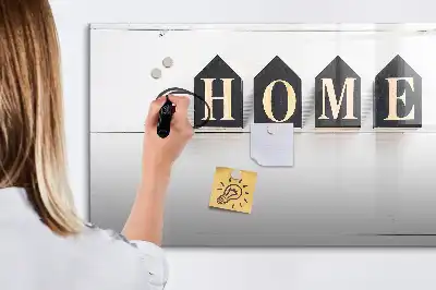 Tablă magnetică cu ștergere uscată pentru acasă
